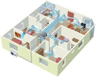 מזגן מיני מרכזי TADIRAN WIND INV SILENT SENSE 60/3 2024 אייר קור מזגנים
